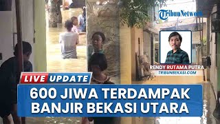 600 Jiwa Terdampak Bencana Banjir yang Melanda 2 RT di Kampung Lebak Teluk Pucung Bekasi Utara