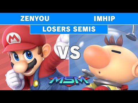 Smash Ultimate Tournament - MSM 178 Zenyou (Mario) vs Imhip (Olimar) Losers Semis