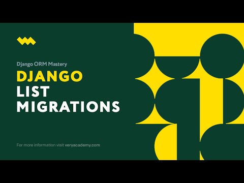 List Migrations | Django Migrations | Shaping Database Schemas thumbnail
