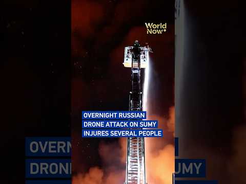 Overnight Russian drone attack on Sumy injures several people #worldnow