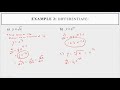 MATH180 Section 1 5 Differentiation Techniques The Power And Sum Difference Rules