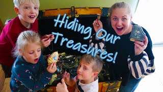 Hiding Our Treasures! Playing Huckle Buckle Beanstalk / Family Games / The Beach House