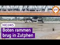 'Ik hoorde een grote klap', buurtbewoner hielp na botsing schip tegen brug