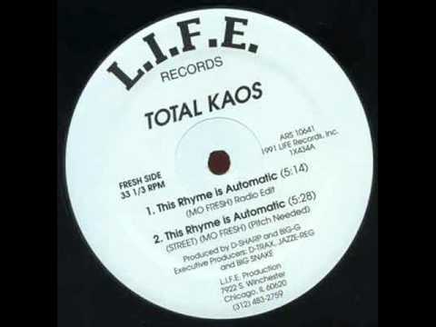 TOTAL KAOS - THIS RHYME IS AUTOMATIC (REMIX) ( rare 1991 IL rap )