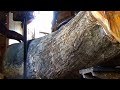 Sawing Wood With A Bandsaw Machine The Indonesian Way Sawmill