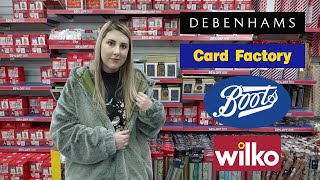 SALE SHOPPING AT DEBENHAMS WILKO BOOTS AND MORE!