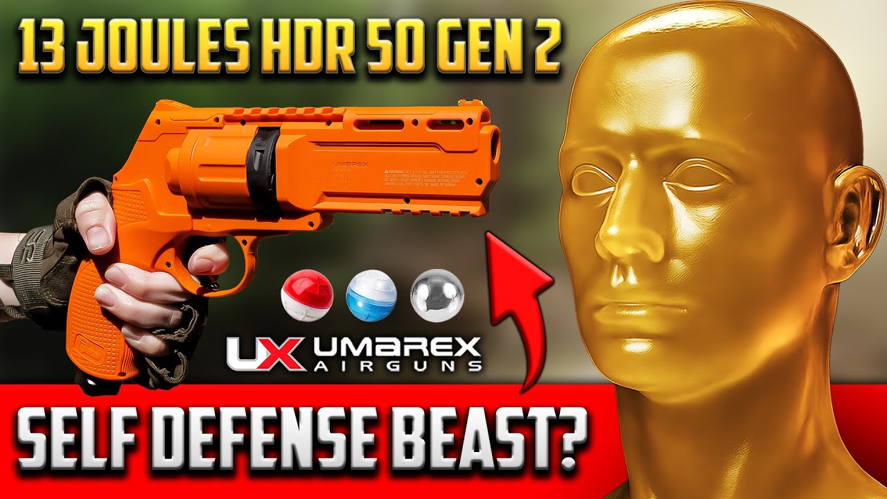 How Deadly Is the Umarex HDR 50 Gen2 Revolver? 13 Joule Ballistic Head Test & Self-Defense Review