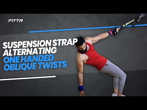 Suspension Strap Alternating One Handed Oblique Twists