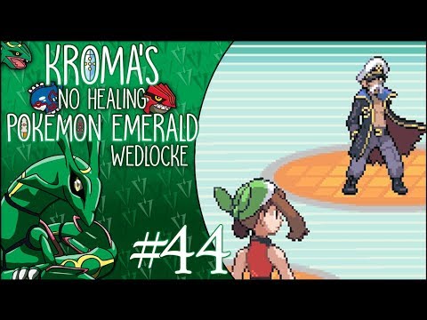 Pokémon Emerald "No Healing" Wedlocke, Part 44 - Drake's Lair!