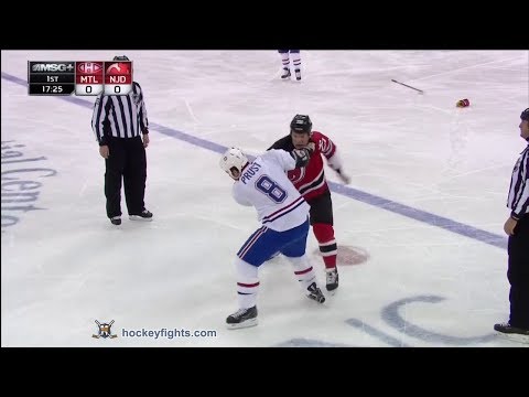 Brandon Prust vs Cam Janssen Dec 4, 2013