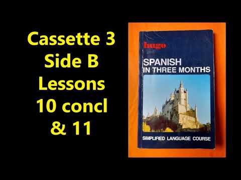 HUGO SPANISH IN THREE MONTHS - SELF STUDY COURSE - CASSETTE 3 - SIDE B (1984) (PDF IN DESCRIPTION)