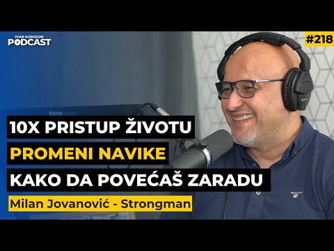 Lekcije o motivaciji, promeni navika, ispunjenom životu — Milan Jovanović Strongman | IKP Ep.218