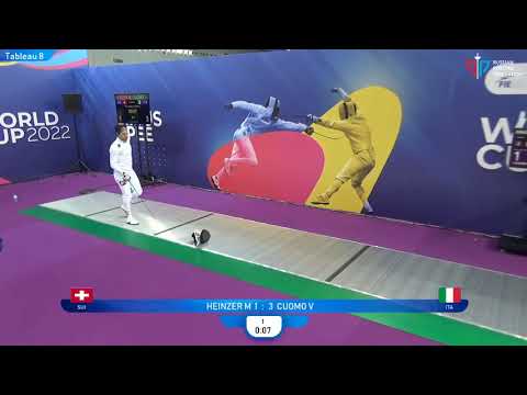 Sirius Epee 2022, ME Ind T8 Cuomo ITA - Heinzer SUI