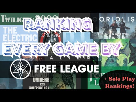 A Ranking of (Nearly) EVERY Free League RPG (That Somehow Takes) 3 Hours of (Uncontroversial) Takes!