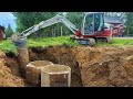 Digging a water well