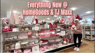 Somebody Get Me A Cart!! Everything New at HomeGoods & TJ Maxx! Spring & Valentines Day Shop With Me