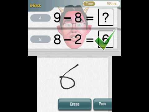 Dr Kawashima's Devilish Brain Training: Can you stay focused? – Devilish Calculations (Nintendo 3DS) thumbnail