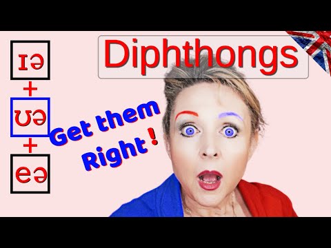 How to Pronounce Diphthongs - Learn British English RP Accent - /ɪə/ + /ʊə/ + /eə/