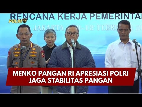 PRESISI UPDATE: MENKO PANGAN RI APRESIASI POLRI JAGA STABILITAS PANGAN 10/02/26 (20.30)