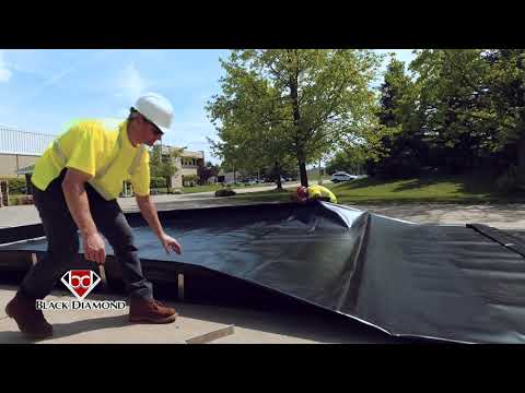 Black Diamond Economy L Bracket Berms - The most affordable and effective spill berm available! Black Diamond ...