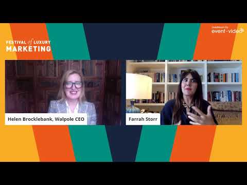  Farrah Storr, Editor in Chief of ELLE UK, discusses How to Build a Luxury Brand with Heart.