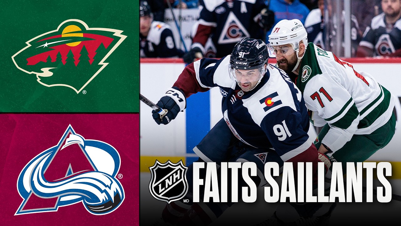 Wild vs Avalanche | 08/03/26 | Faits saillants