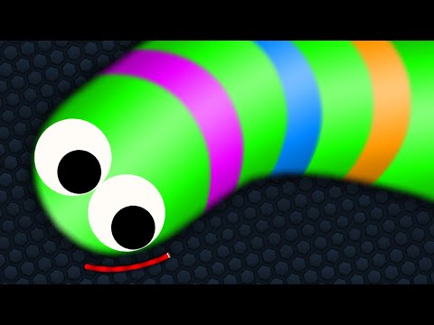 Slither.io Pro Giant Snake vs Tiny Troll Snake - Epic Slitherio Gameplay