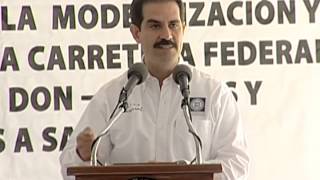 preview picture of video 'Gobernador Guillermo Padrés presidió los trabajos en el tramo Hermosillo-Santa Ana. 09-11-2010'
