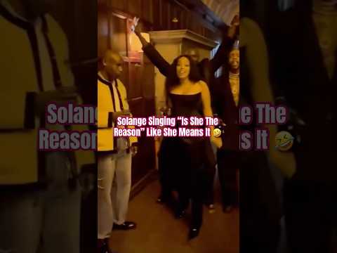 Solange Singing Is She The Reason Like She Means It 🤣👏🏾 #tamtonight