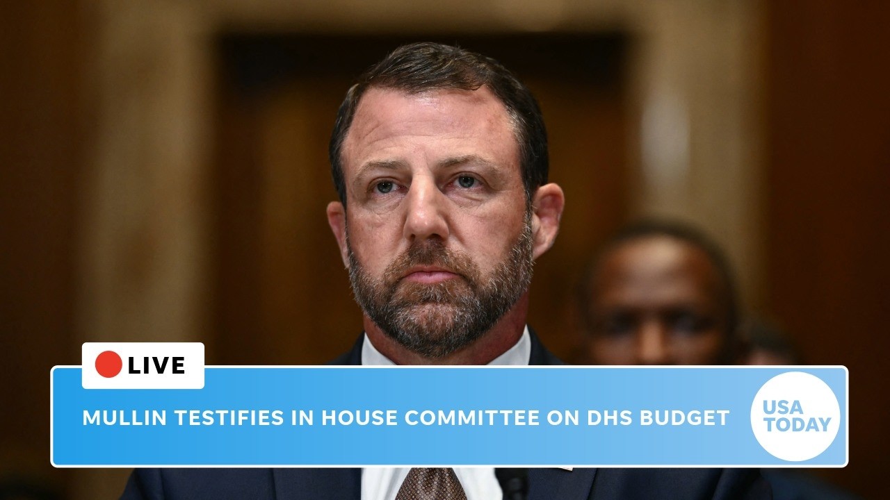 House hearing live: Markwayne Mullin testifies on DHS budget before House Appropriations Committee