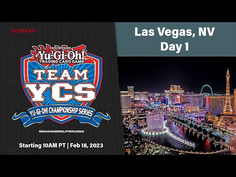 Welcome to Day 1 of the Yu-Gi-Oh! TCG TEAM YCS in Las Vegas!