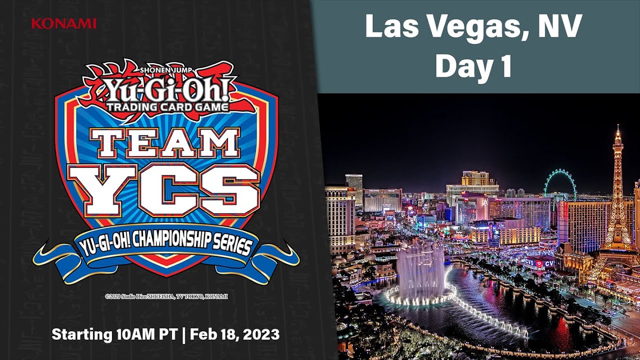 Welcome to Day 1 of the Yu-Gi-Oh! TCG TEAM YCS in Las Vegas!