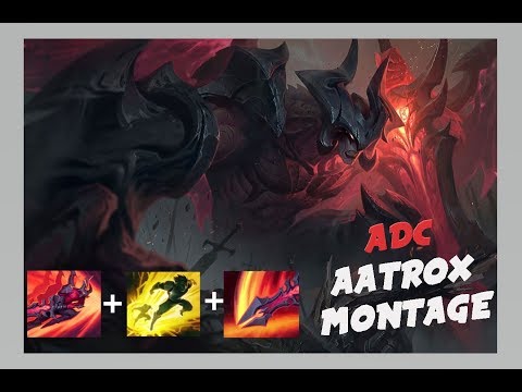 ADC aatrox rework Montage BROKEN DMG!! Amazing Combo