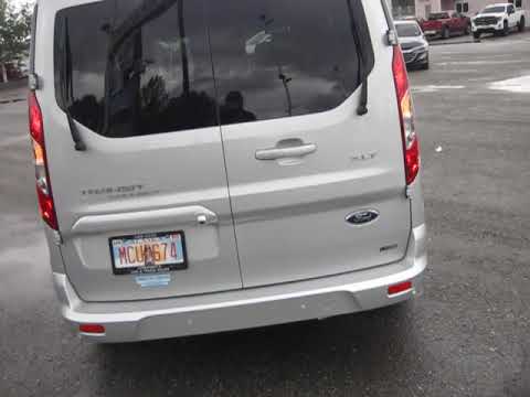 2023 silver /black Ford Transit Connect Wagon XLT (NM0GS9F20P1) with an 2.0L L4 DOHC 16V engine, AUTOMATIC transmission, located at 9530 Old Seward Highway, Anchorage, AK, 99515, (907) 349-3343, 61.134140, -149.865570 - Photo#1