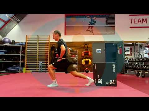 Split stance SL calf raise