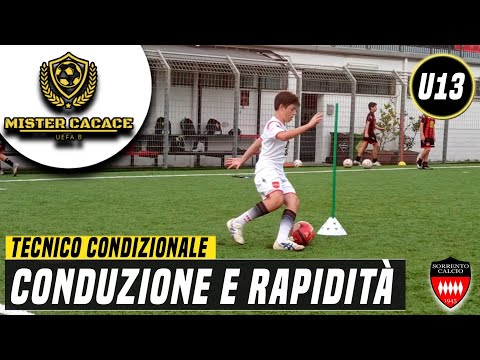 U13 SOCCER TRAINING: BALL CONDUCTION AND SPEED