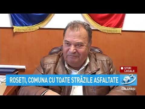 Știri Locale - Roseți, comuna cu toate străzile asfaltate