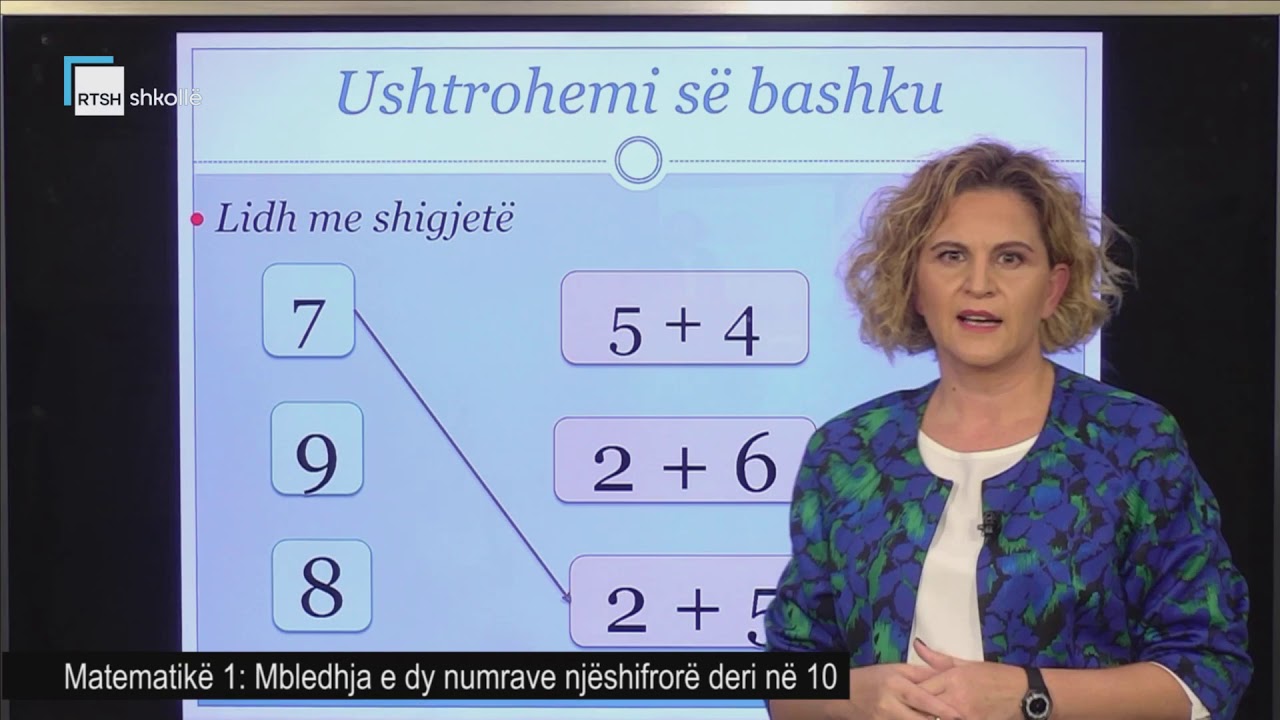 Matematikë 1 - Mbledhja e dy numrave njëshifrorë deri në 10