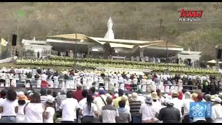 Podróż Apostolska Franciszka do Mauritiusu: Msza św. przy pomniku Maryi Królowej Pokoju