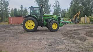 John Deere Traktor Jordbrukstraktor John Deere 7730 MR. G&aring;tt p&aring; Vinterv&auml;gun wheel tractor | Image 4 - Agroline