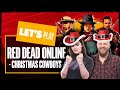 Let's Play Red Dead Online Update on PC Gameplay: CHRISTMAS COWBOYS! With Wheels from @Dicebreaker