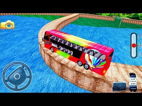 Impossible Bus Driver Sky Tracks - Best Android GamePlay