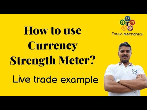 How to use Currency strength meter? (Live trade example & secrets)