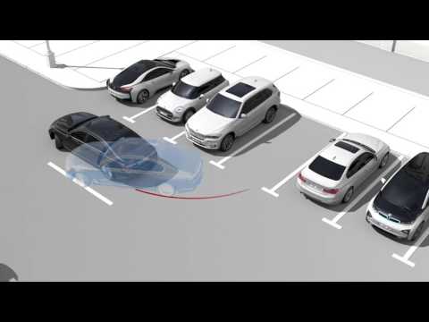 Part of a video titled Rear-View Camera | BMW How-To - YouTube