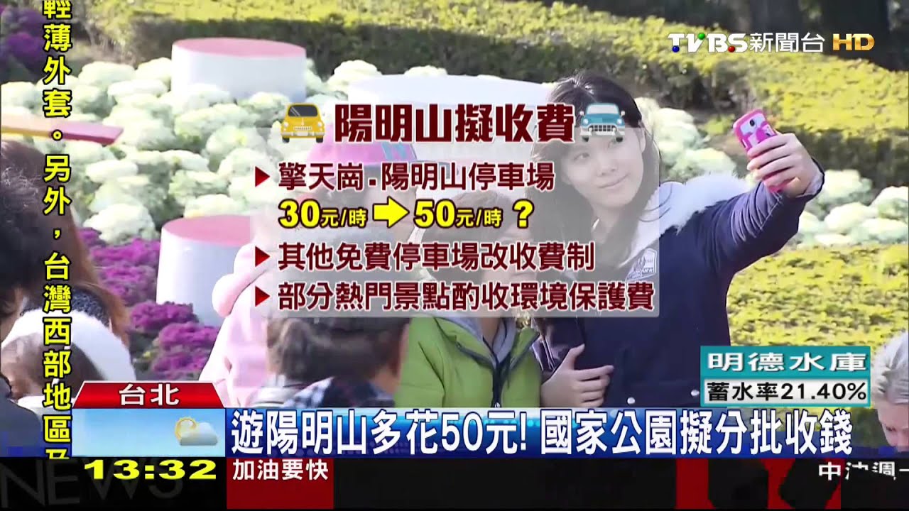 遊陽明山多花50元! 國家公園擬分批收錢