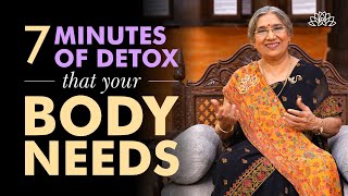 How To Detox Your Body | Detox Your Whole Body in 7 Minutes | Cleanse Your Body | Yogic Living