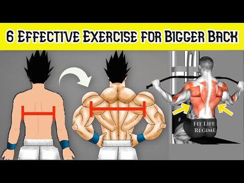 6 Effective Exercises To Build Bigger Back | Complete Back Workout | GYM BODY MOTIVATION