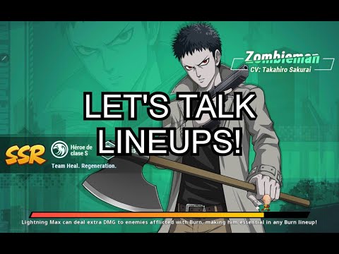 Zombieman Lineups One Punch Man: The Strongest