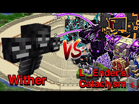 Ultimate Minecraft Wither vs Cataclysm Battle
