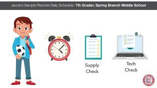 Remote Sample Schedule for Middle School